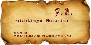 Feichtinger Meluzina névjegykártya